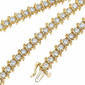 5.75 CT TW Moissanite Bracelet - Clearance