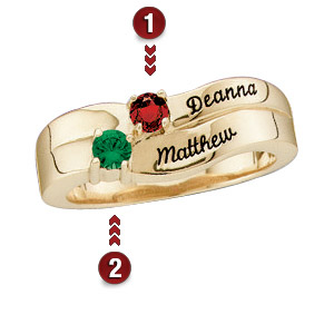 Mother's Ribbons Ring