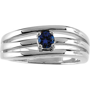 Sterling Silver Family Bands Ring