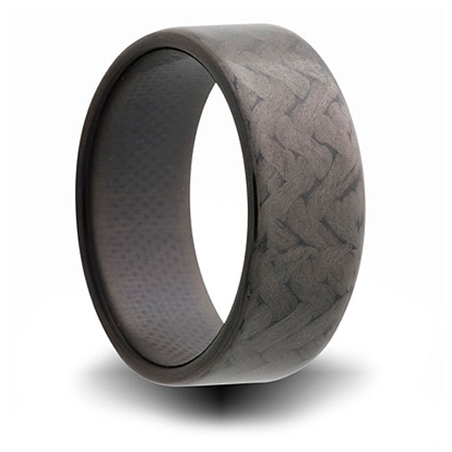 Carbon Fiber 8.5mm Flat Ring