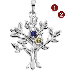 Family Branches Pendant - Sterling Silver