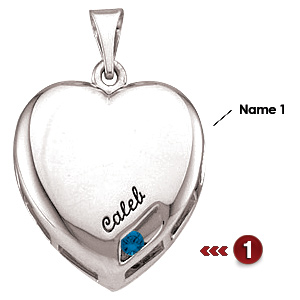 Sterling Silver Close To My Heart Mother's Pendant