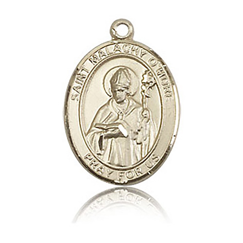 14kt Yellow Gold 3/4in St Malachy O'More Medal