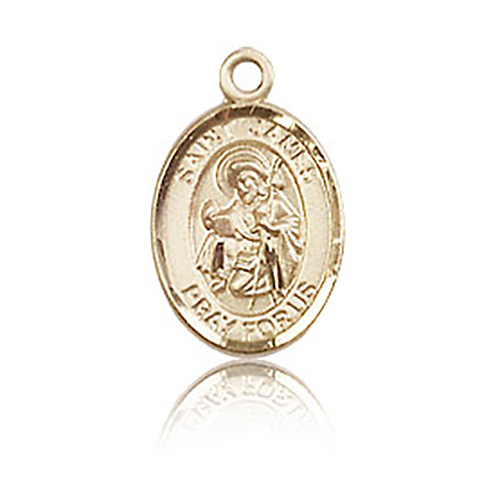 14kt Yellow Gold 1/2in St James the Greater Charm