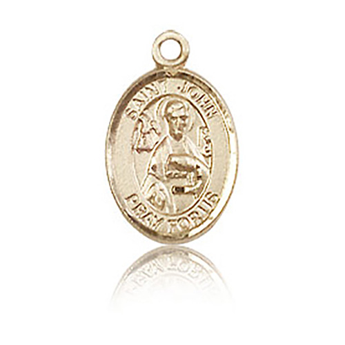 14kt Yellow Gold 1/2in St John the Apostle Charm