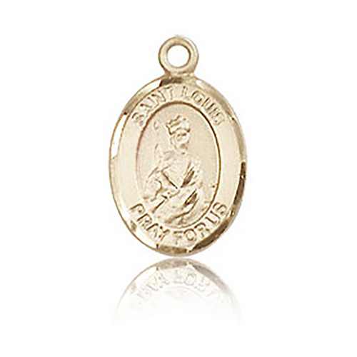14kt Yellow Gold 1/2in St Louis Charm