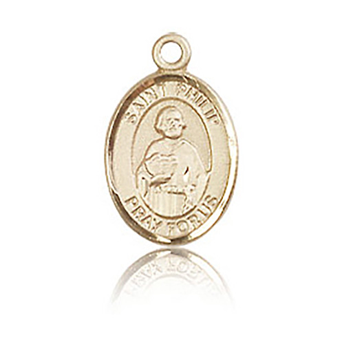 14kt Yellow Gold 1/2in St Philip the Apostle Charm