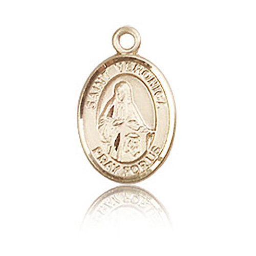 14kt Yellow Gold 1/2in St Veronica Charm