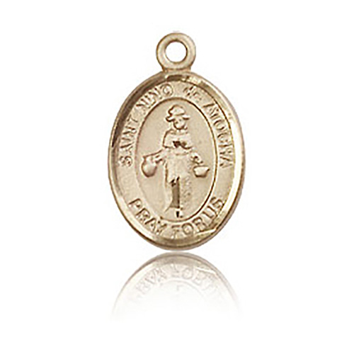 14kt Yellow Gold 1/2in St Nino de Atocha Charm
