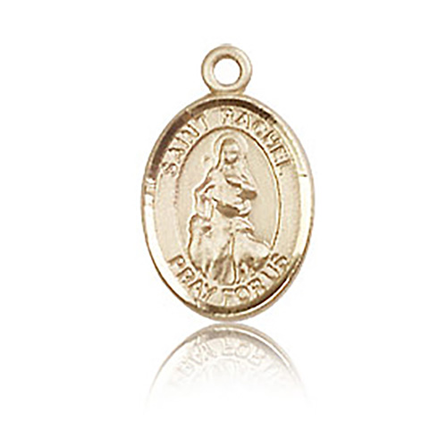 14kt Yellow Gold 1/2in St Rachel Charm