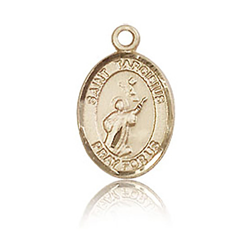 14kt Yellow Gold 1/2in St Tarcisius Charm