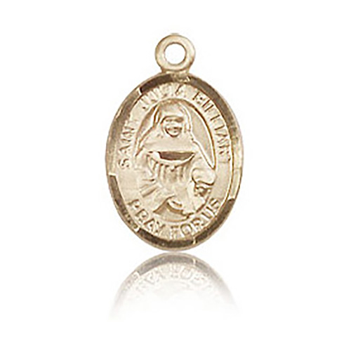 14kt Yellow Gold 1/2in St Julia Billiart Charm
