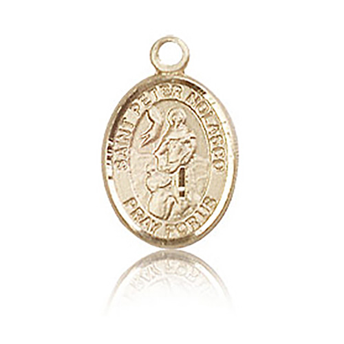 14kt Yellow Gold 1/2in St Peter Nolasco Charm