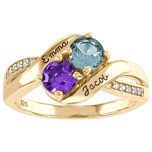 14k Yellow Gold Sunkissed Promise Ring