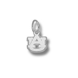 Auburn Tigers 1/4in AU Pendant - Sterling Silver