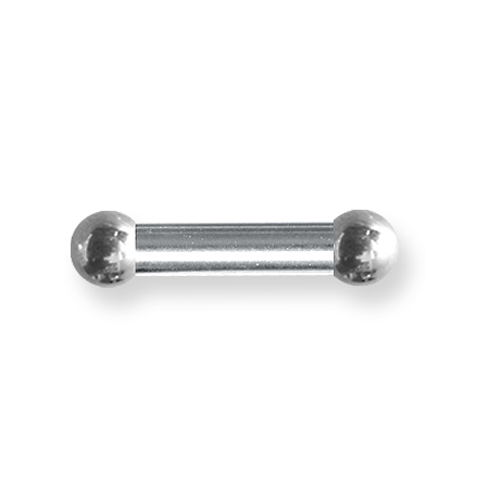 Internally Threaded 6 Gauge Stainless Steel Barbell 5/8in Long