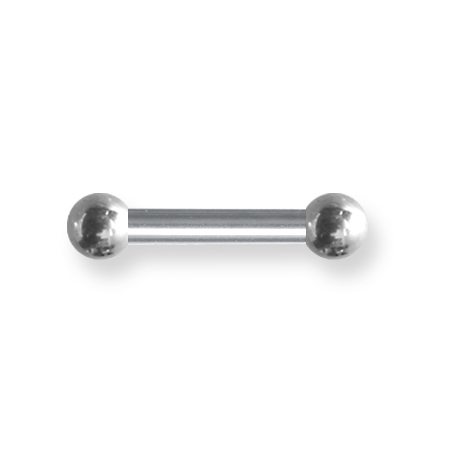 Internally Threaded 8 Gauge Stainless Steel Barbell 5/8in Long