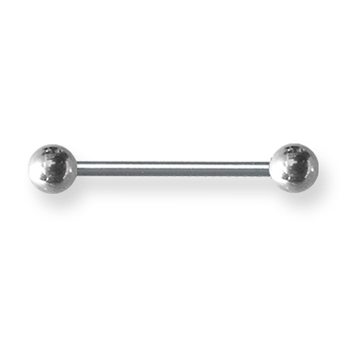 Externally Threaded Stainless Steel 14 Gauge Barbell 3/4in Long BBV147555