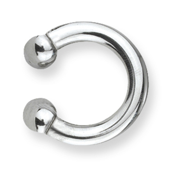 Stainless Steel Circular Barbell 6 Gauge 5/8in