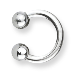 Stainless Steel Circular Barbell 8 Gauge 1/2in