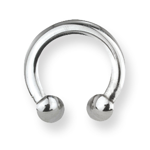 Stainless Steel Circular Barbell 10 Gauge 1/2in
