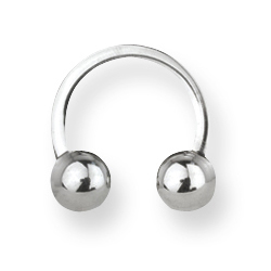 Stainless Steel Circular Barbell 14 Gauge 3/8in