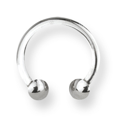 Stainless Steel Circular Barbell 14 Gauge 7/16in