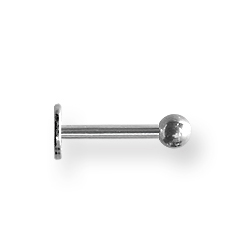 Stainless Steel Labret with 1/8in Ball 16 Gauge 5/16in