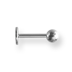 Stainless Steel Labret with 5/32in Ball 16 Gauge 5/16in