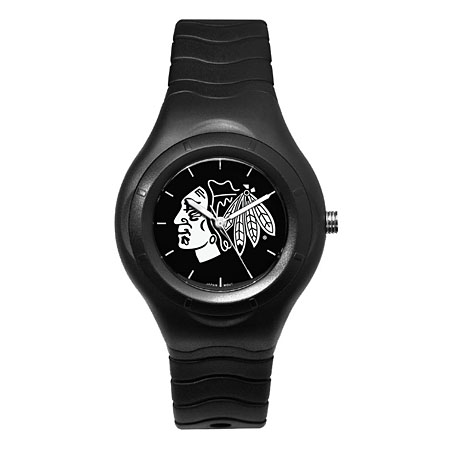 Chicago Blackhawks Shadow Black Sports Watch