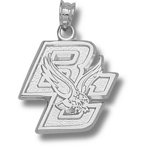 Sterling Silver 5/8in Boston College BC Pendant
