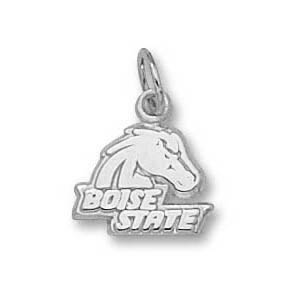 Boise State Broncos 3/8in Sterling Silver Pendant