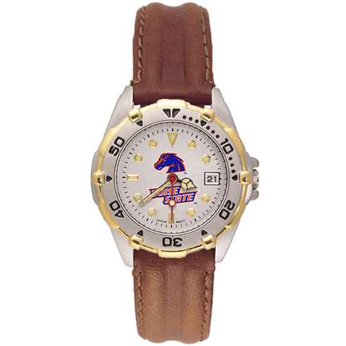 Boise State All Star Leather Ladies' Watch
