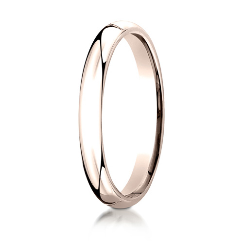14kt Rose Gold 3mm Comfort Fit Wedding Band