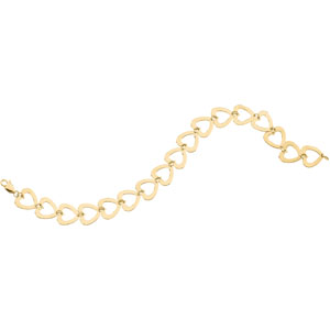 7in Heart Bracelet - Clearance