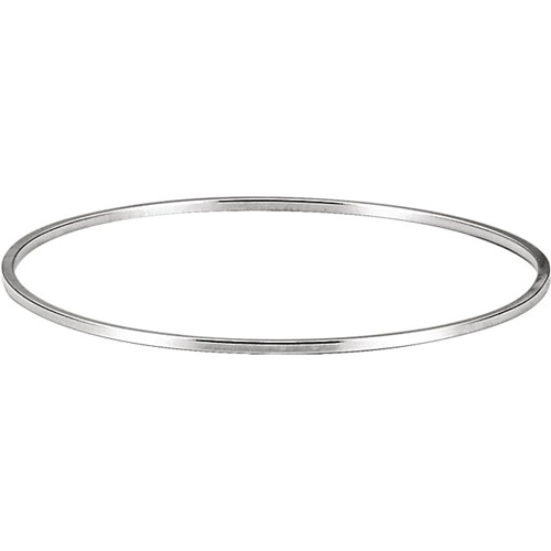 Sterling Silver 7.75in Jumbo Bangle Bracelet 1.75mm