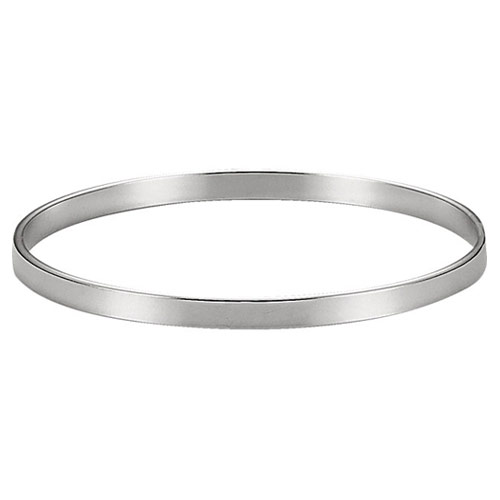 Sterling Silver 4.75mm Bangle Bracelet 8in