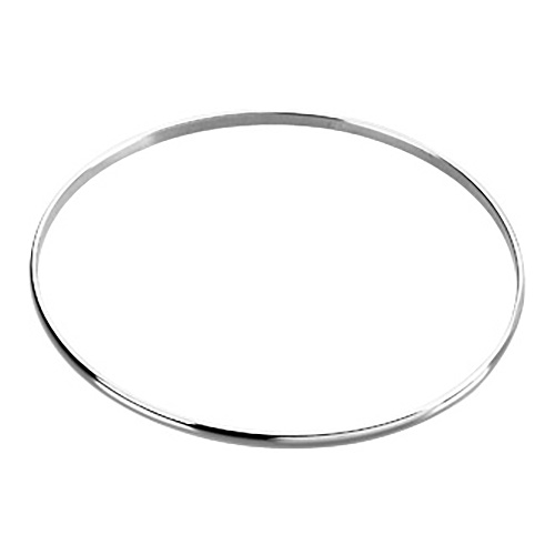Sterling Silver 8in Bangle Bracelet 2.5mm