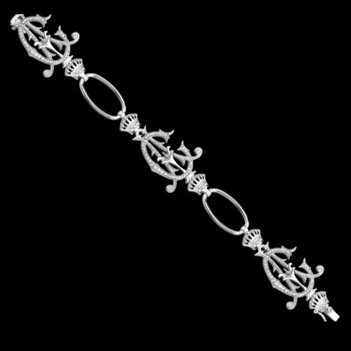 CA Link Bracelet by Christian Audigier CAB013S Joy Jewelers
