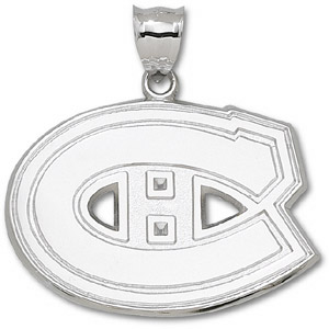 Montreal Canadiens 1 3/8in Giant Pendant - Sterling Silver