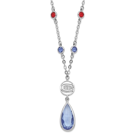 Montreal Canadiens Crystal Logo Necklace