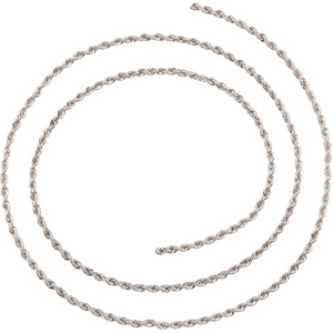 18in Solid Rope Chain 1.25mm