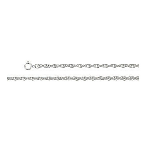 16in Sterling Silver Rope Chain 2.5mm
