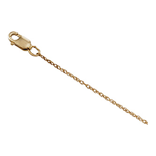14kt Yellow Gold 20in Lasered Titan Rope Chain