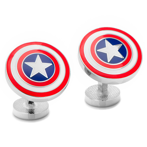 Captain America Shield Cufflinks