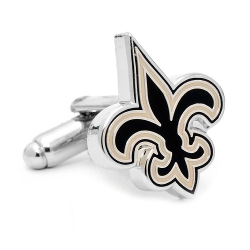 Stainless Steel New Orleans Saints Cufflinks