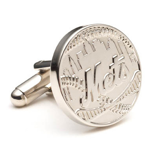 Silver Edition New York Mets Cufflinks