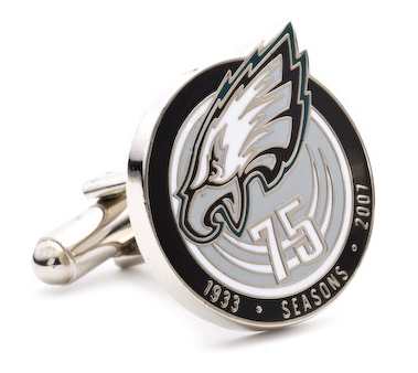 Philadelphia Eagles 75th Anniversary Cufflinks
