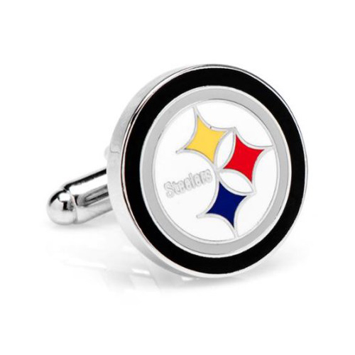 Stainless Steel Pittsburgh Steelers Cufflinks