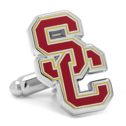 Stainless Steel University of Southern California SC Cufflinks